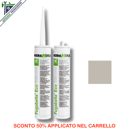 Fugabella Eco Silicone 04 Grigio Ferro Kerakoll 310 ml
