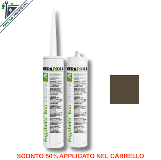 Fugabella Eco Silicone 48 Moka Kerakoll 310 ml