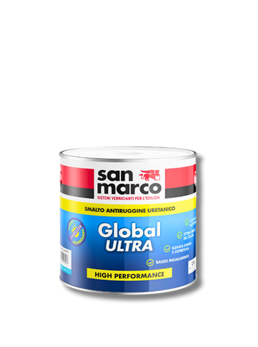 GLOBAL Ultra GL 10 Opaco Bianco Lt 0,75 San Marco