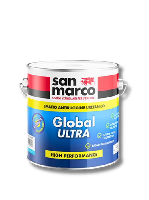 GLOBAL Ultra GL 10 Opaco Bianco Lt 2,5 San Marco