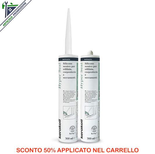 HYPER SEAL Colore ANTRACITE - ml 300 Kerakoll offerta fine serie