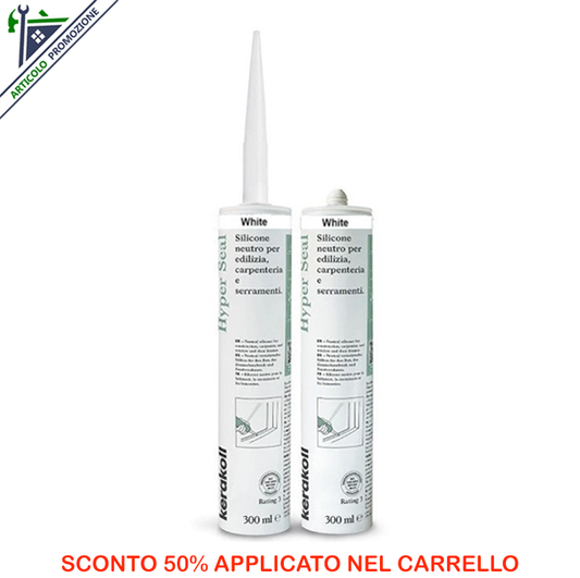 HYPER SEAL Colore BIANCO - ml 300 Kerakoll offerta fine serie