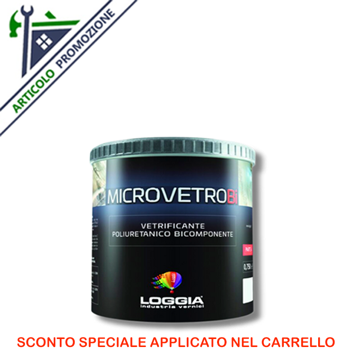 MICROVETROBI LUCIDO Parte A Lt 1 Loggia Sconto speciale