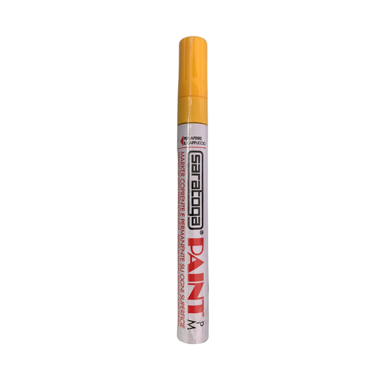 Marker coprente Pennarello PAINT Giallo Punta Media Saratoga