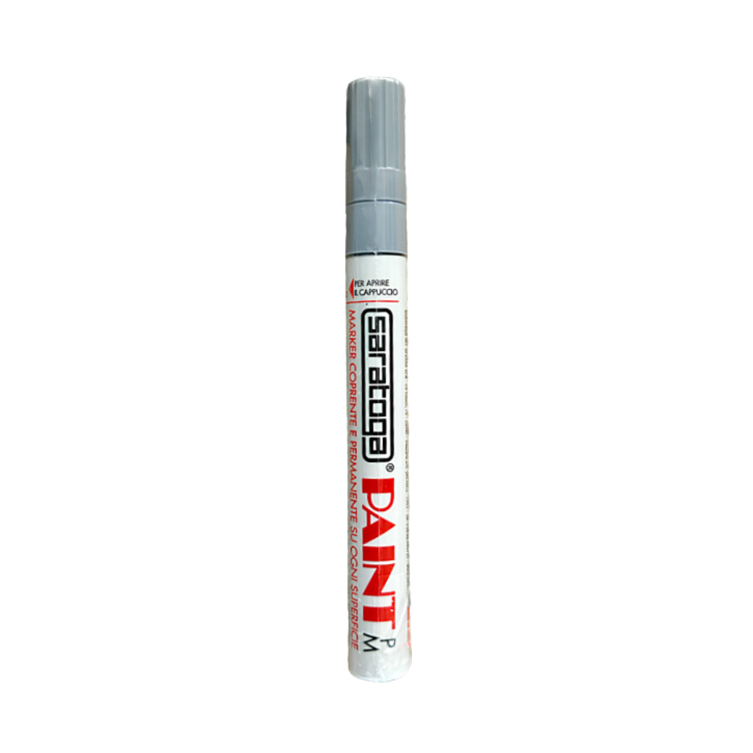 Marker coprente Pennarello PAINT Grigio Punta Media Saratoga