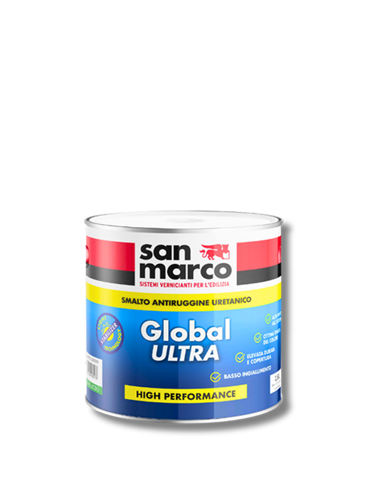 GLOBAL Ultra GL 85 Lucido Bianco Lt 0,75 San Marco