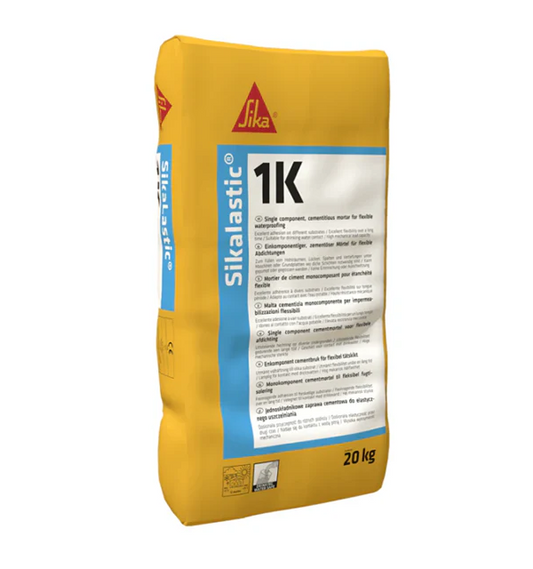 Sikalastic®-1K Grigio Chiaro 20Kg Sika® - Malta cementizia impermeabilizzante