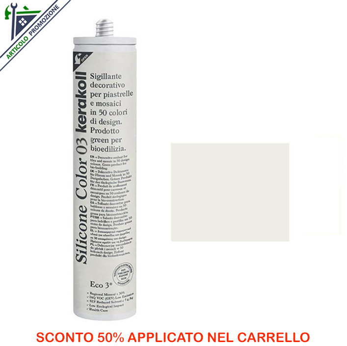 Silicone Color 03 Kerakoll  310 ml offerta fine scorte