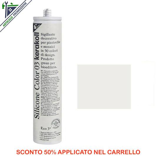 Silicone Color 03 Kerakoll  310 ml offerta fine scorte