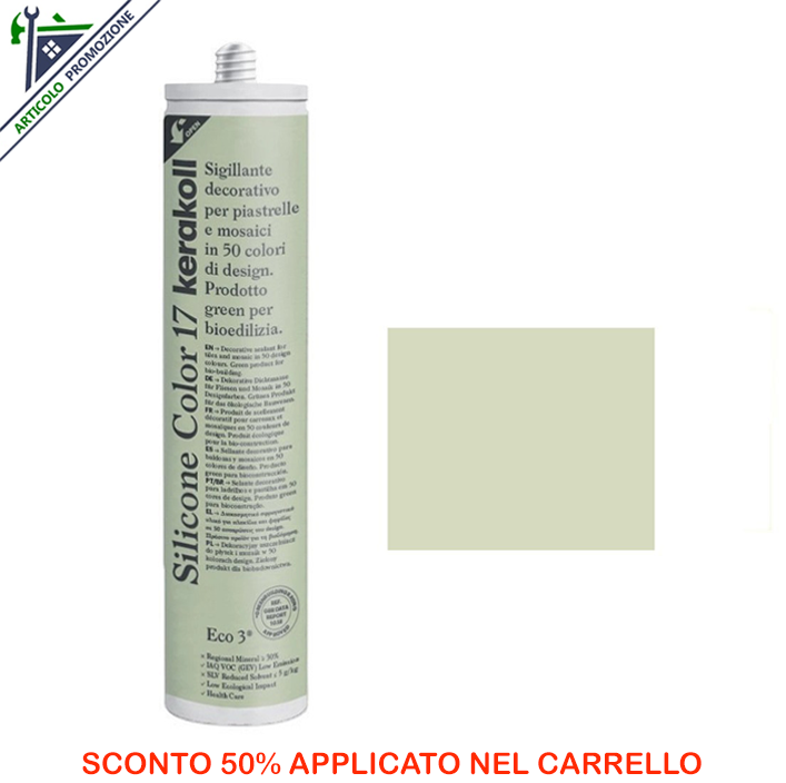 Silicone Color 17 Kerakoll  310 ml offerta fine scorte