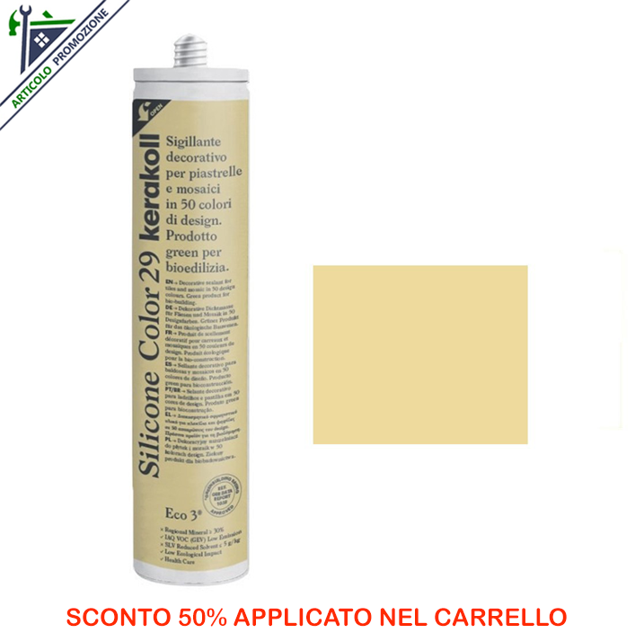 Silicone Color 29 Kerakoll  310 ml offerta fine scorte