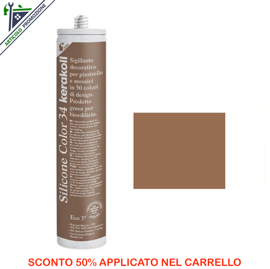 Silicone Color 34 Kerakoll  310 ml offerta fine scorte