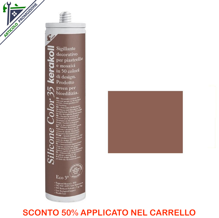 Silicone Color 35 Kerakoll  310 ml offerta fine scorte
