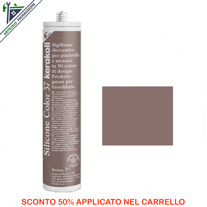 Silicone Color 37 Kerakoll  310 ml offerta fine scorte