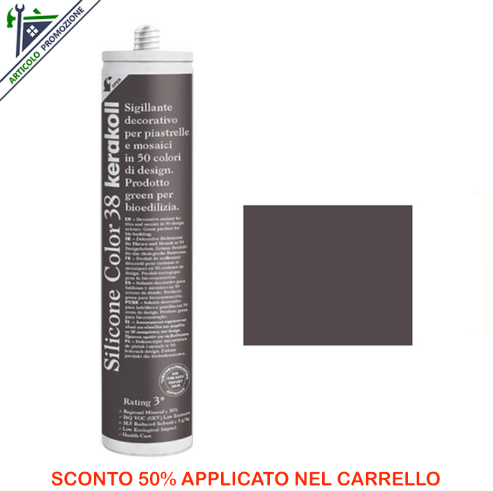 Silicone Color 38 Kerakoll  310 ml offerta fine scorte