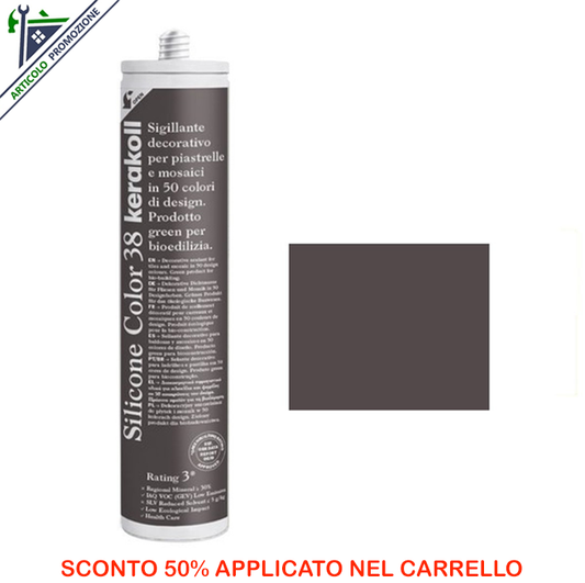 Silicone Color 38 Kerakoll  310 ml offerta fine scorte