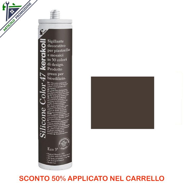 Silicone Color 47 Kerakoll 310 ml offerta fine scorte