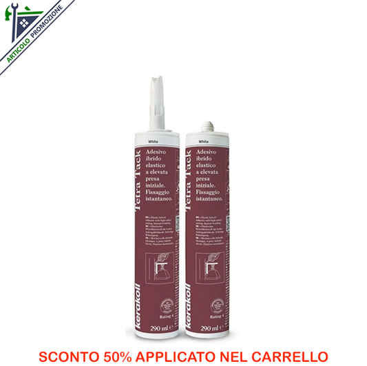 Tetra Tack Bianco 290 ml Kerakoll offerta fine scorte