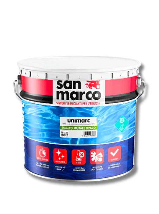 UNIMARC SMALTO MURALE OPACO Lt 4 San Marco