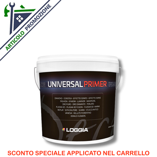 UNIVERSAL PRIMER Loggia - Primer acrilico colorabile - Lt 2,5 - Sconto speciale