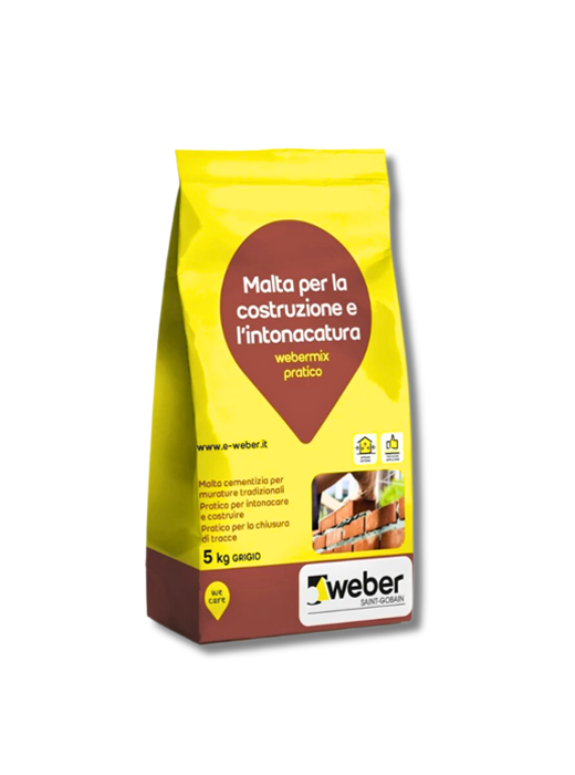 WEBERMIX PRATICO - Malta per la costruzione e l'intonacatura