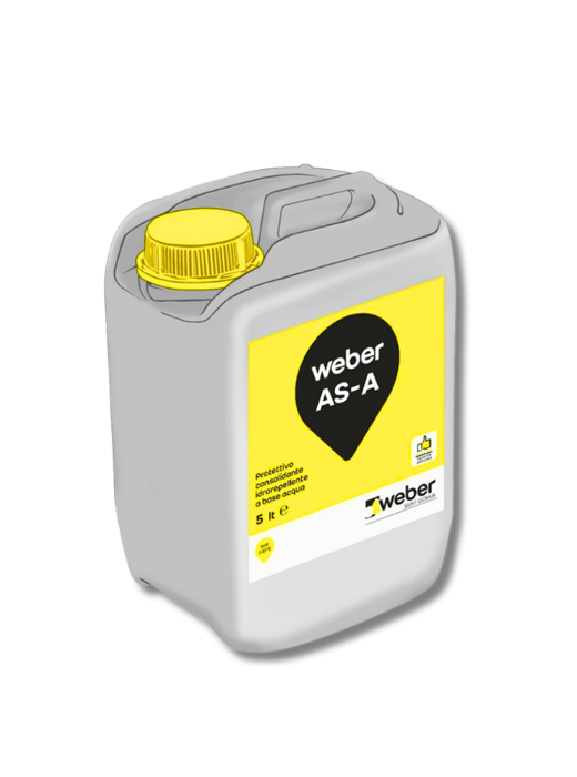WEBER AS-A Consolidante Lt 5 - Protettivo consolidante idrorepellente a base acqua