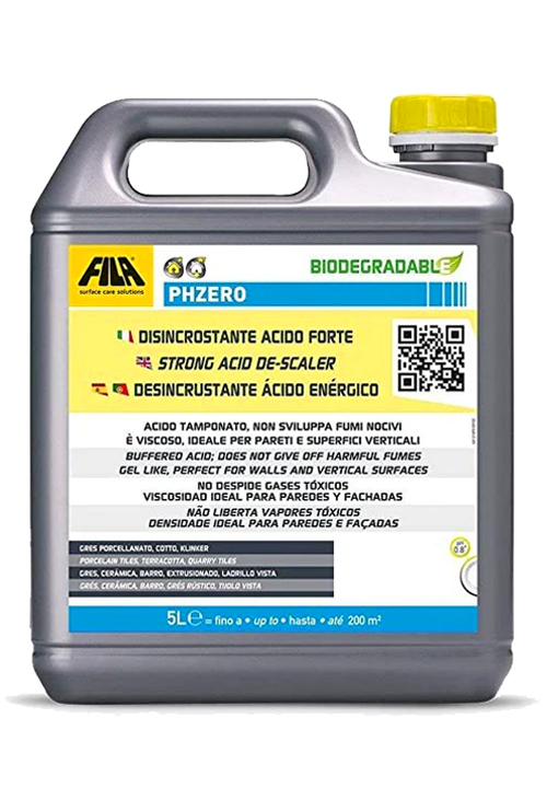 Disincrostante Acido Forte PHZERO - Lt 5 Fila