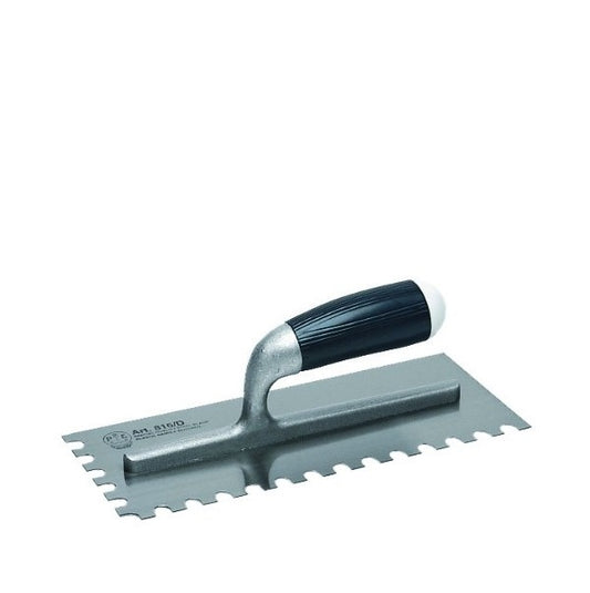 Frattone tipo U.S.A. rivettato dentato sinistro - Ferro Dentato - Pavan 28x12 cm - 10x10 - Articolo 816/D