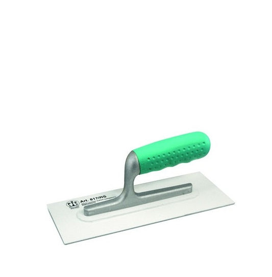 Frattone rettangolare con lama in plastica bianca - supporto in alluminio 28x13 cm Pavan - Art. 817/RS