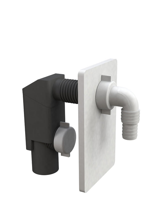 Sifone Compact ad Incasso per Lavatrice e Lavastoviglie