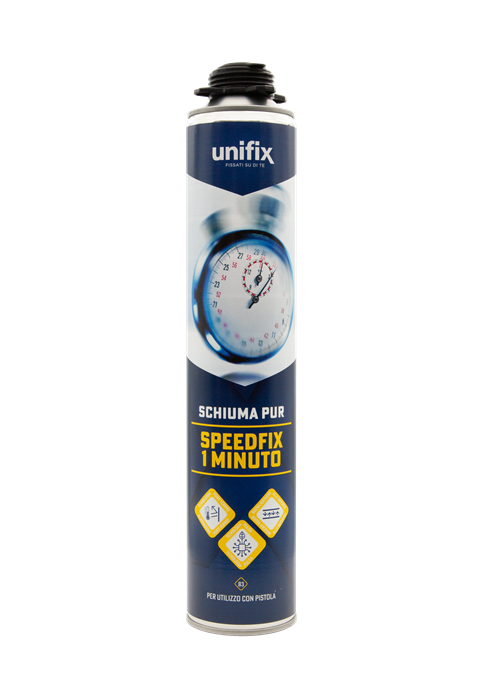 Schiuma Poliuretanica Speedifix 1 Minuto per Pistola ml750 Unifix