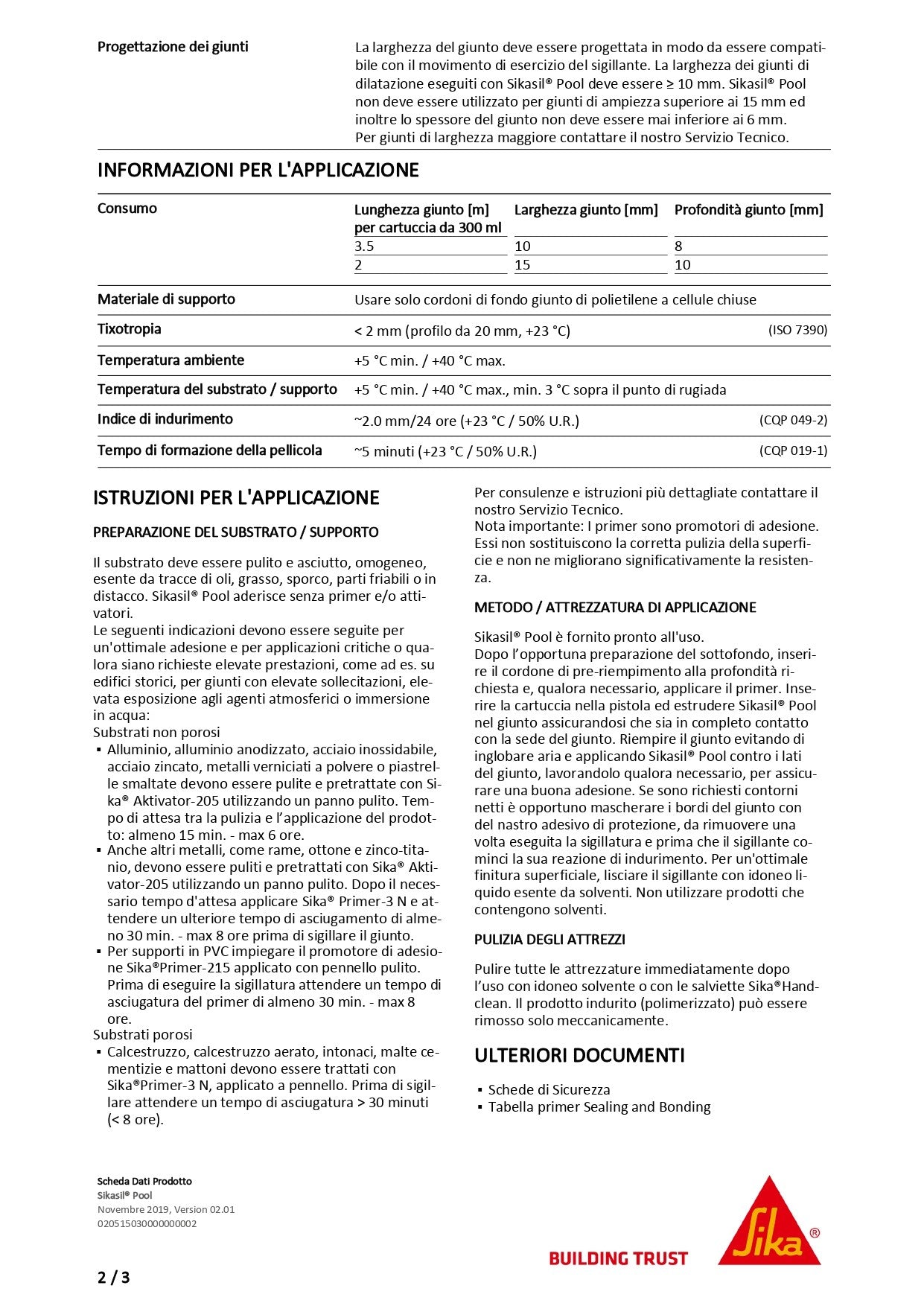 Sikasil® Pool Bianco 300 ml Sika®