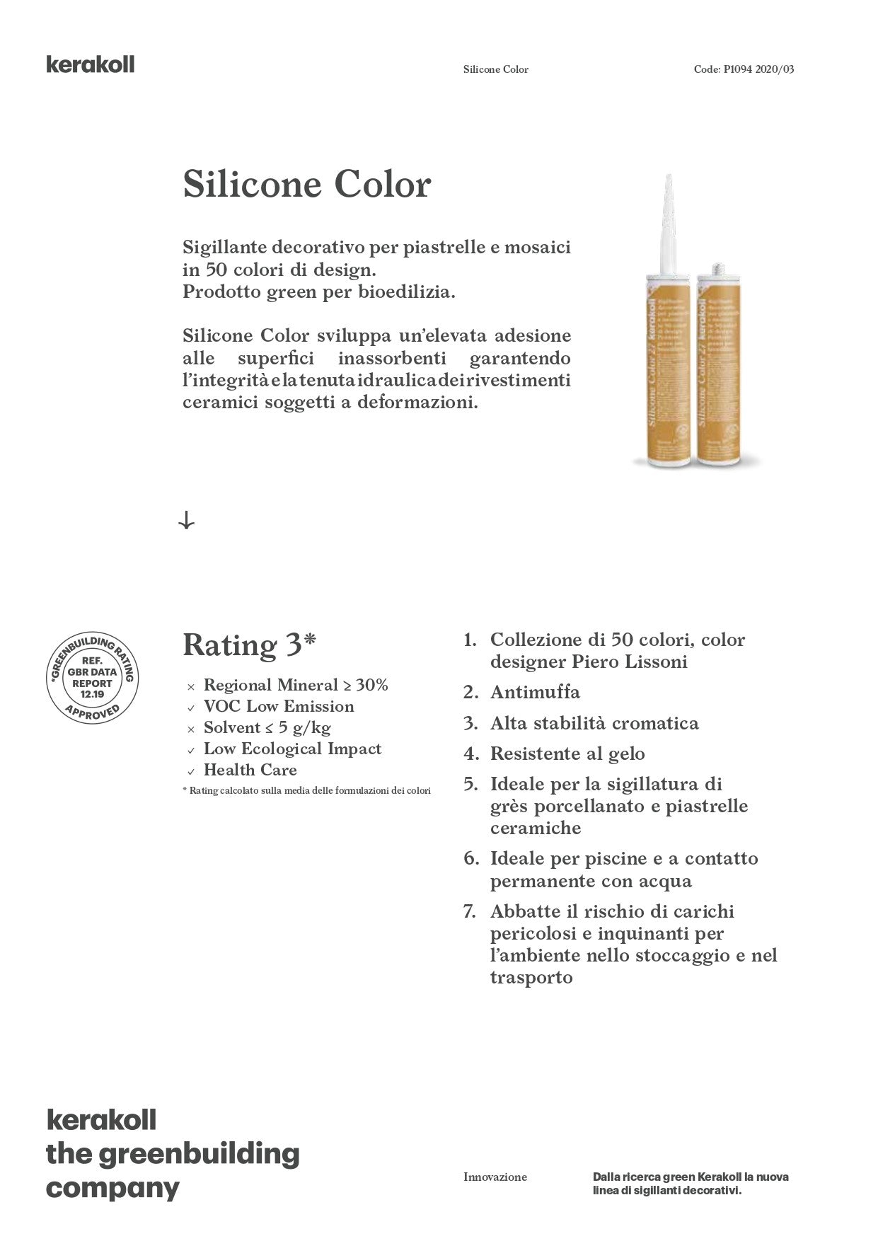 Kerakoll Silicone Color 46 da 310 ml