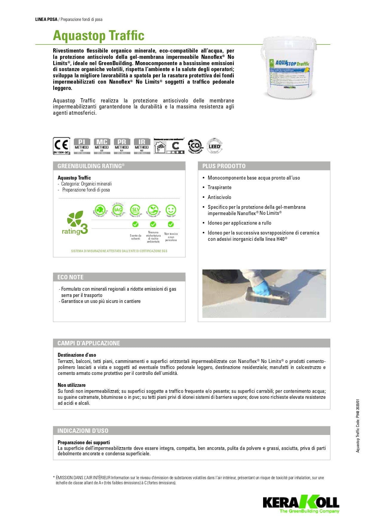 Aquastop Traffic 10 Kg