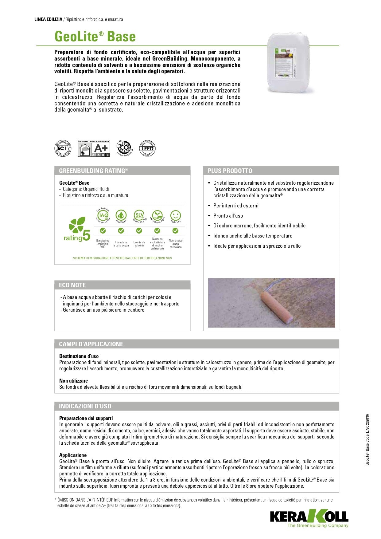 GEOLITE® Base Kg 5 - Kerakoll