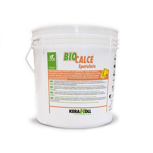 BIOCALCE Spatolato Bianco - Kg 5 Kerakoll