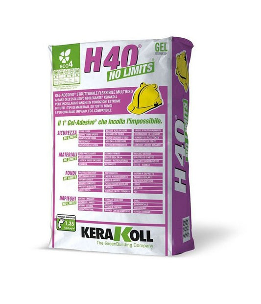 H40 NO LIMITS BIANCO - Kg 25 Kerakoll