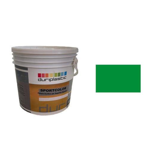 Idropittura Sportcolor Verde 4 Lt Italia Colorpaint Duriplastic