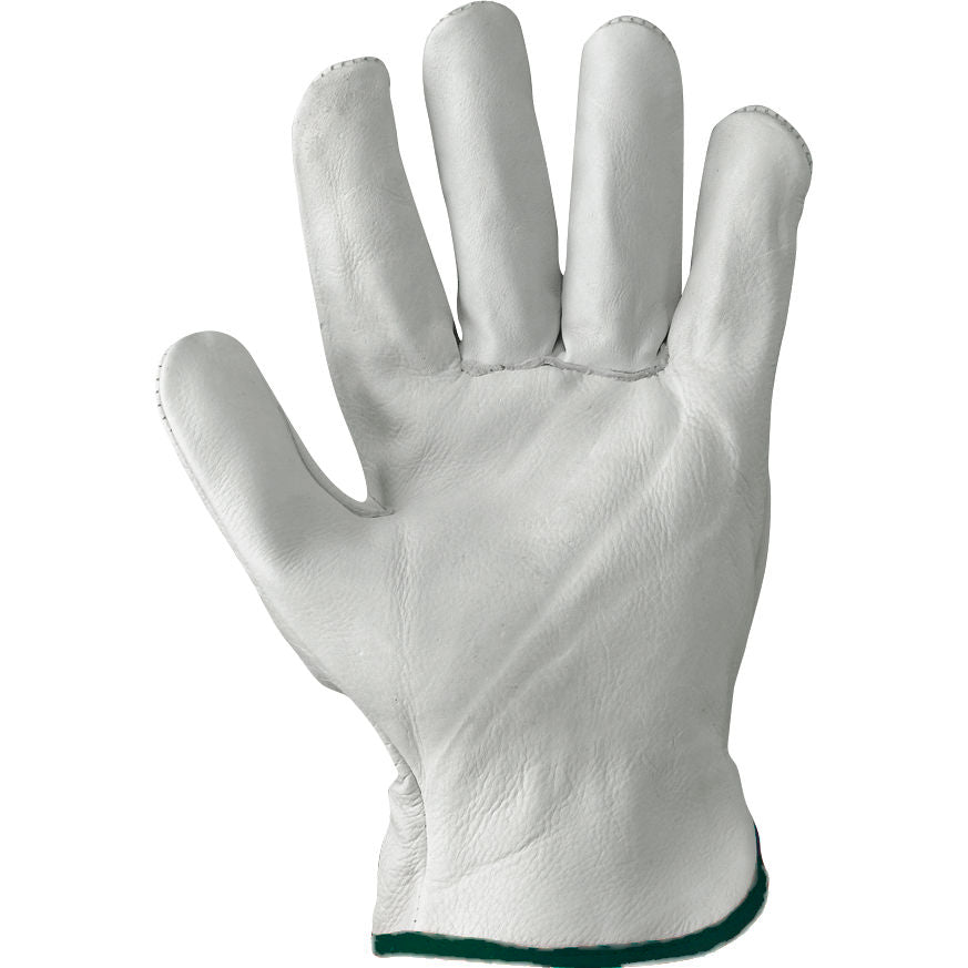 Guanti TOP in Fiore Bovino Colore Bianco Taglia 10 - Neri