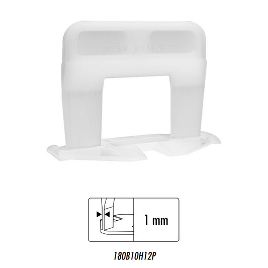 Distanziatori Livellanti Base 1mm H3-12mm Confezione da 300 Pezzi Raimondi