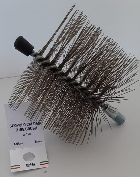 Scovolo in Acciaio ad Elica Doppia 120 mm