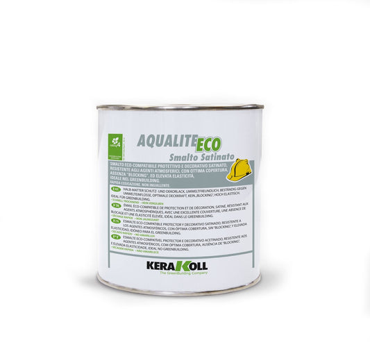Aqualite Eco Smalto Satinato Bianco 0,75 Lt Kerakoll