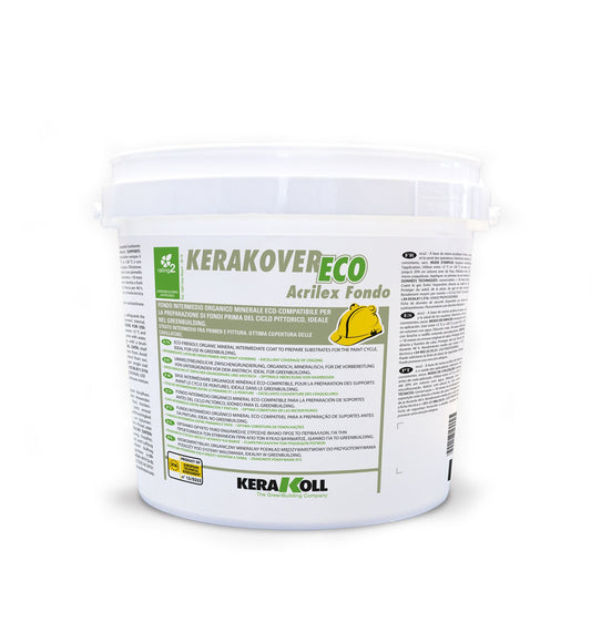 Kerakoll Kerakover Eco Acrilex Fondo - Fondo intermedio organico minerale eco-compatibile