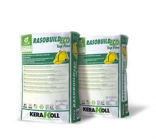 Kerakoll Rasobuild Eco Top Fino Bianco 25 Kg - Rasante minerale eco‑compatibile
