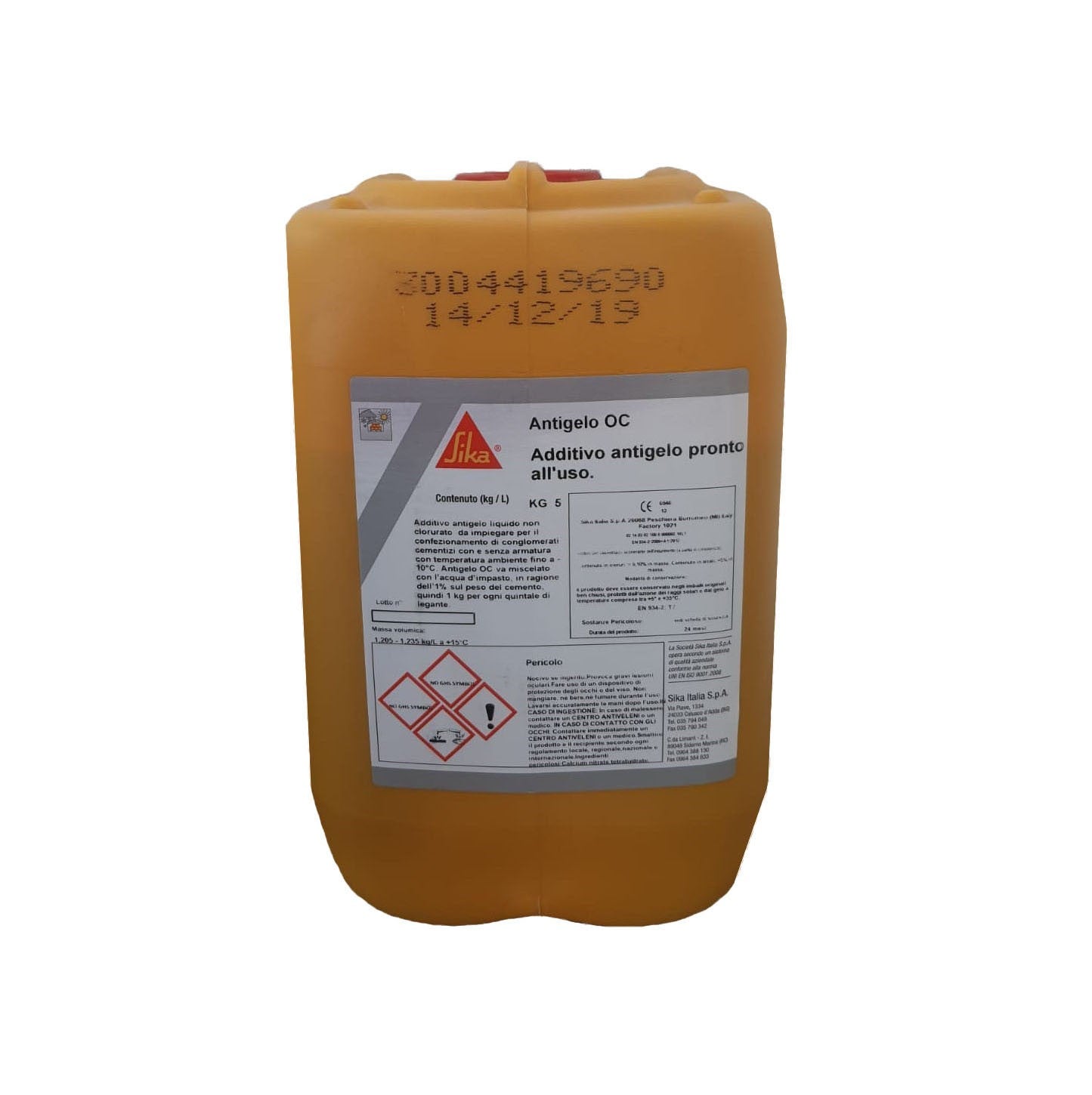 Sika® Antigelo OC 5 Kg Sika - Additivo antigelo esente da cloruri